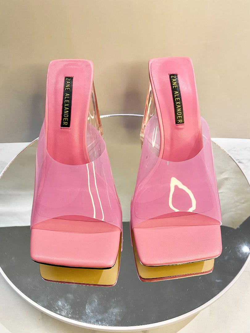 Pink Jelly Mules